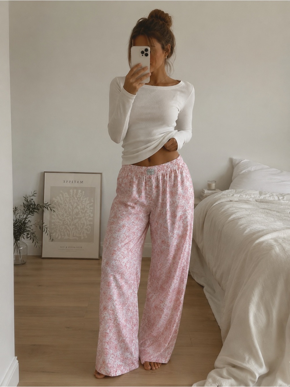 Comme Si la boxer Alta cotton pants liberty fabric